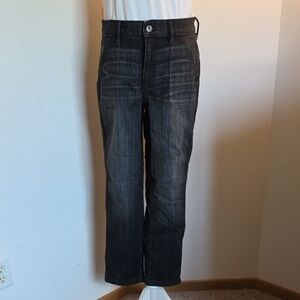 White House Black Market Dark Wash Straight Leg Jeans